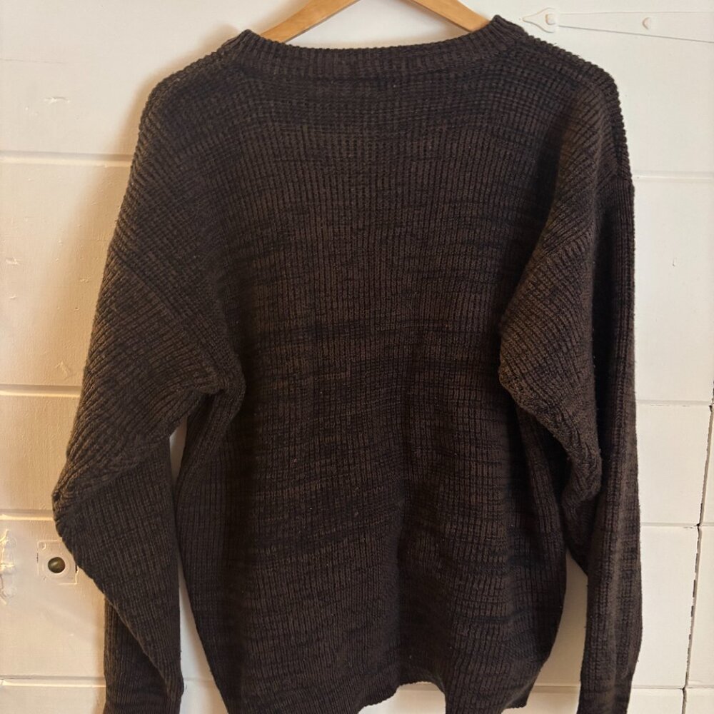 Classic Polo chocolate brown crewneck knit sweater 🤎✨ - Picture 2 of 8